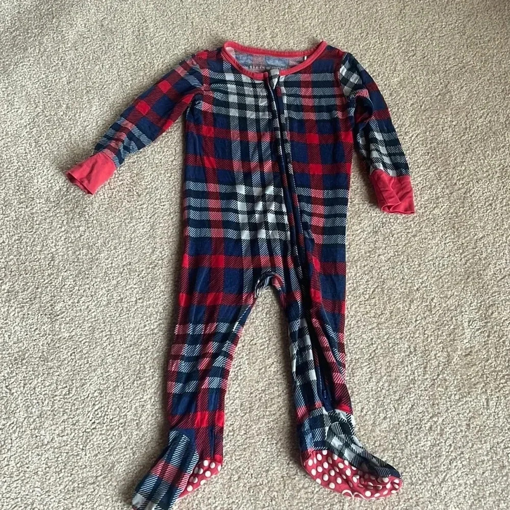 Plaid Footie Pajamas‎ 2T